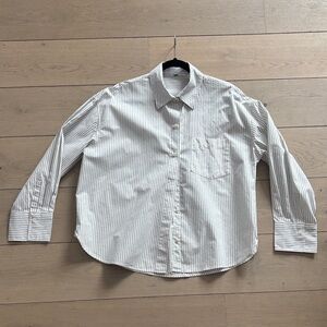 Pinstripe button down